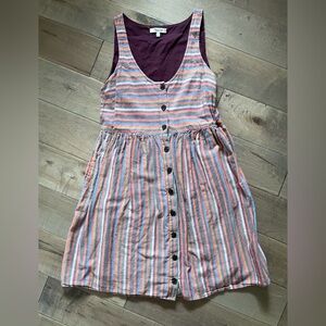 Sleeveless button-front Madewell dress
